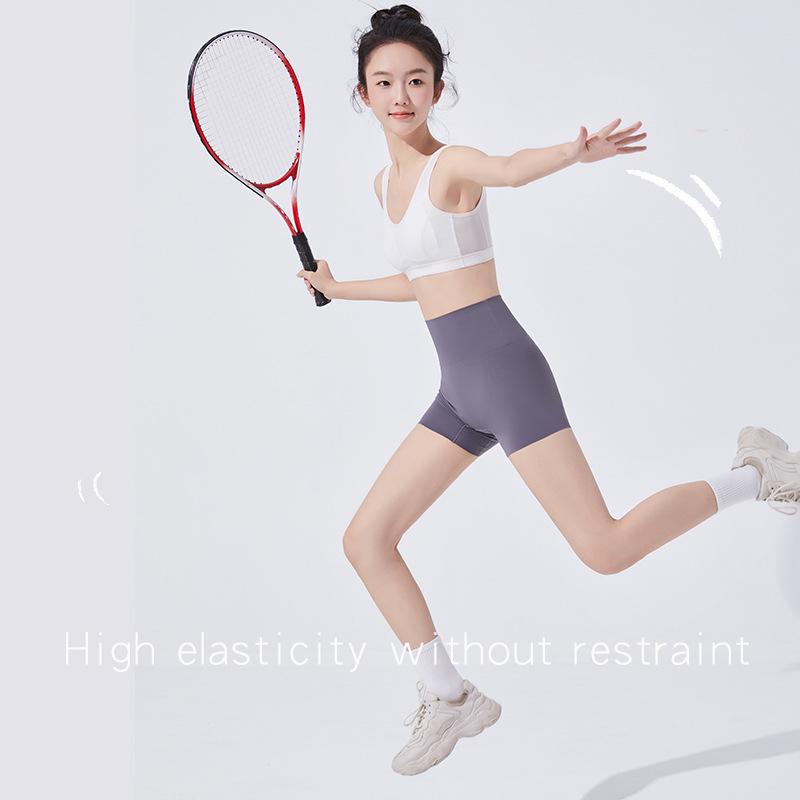 Girls' Breathable Shockproof Sports Vest - Quick-Dry Mesh Bra for Summer