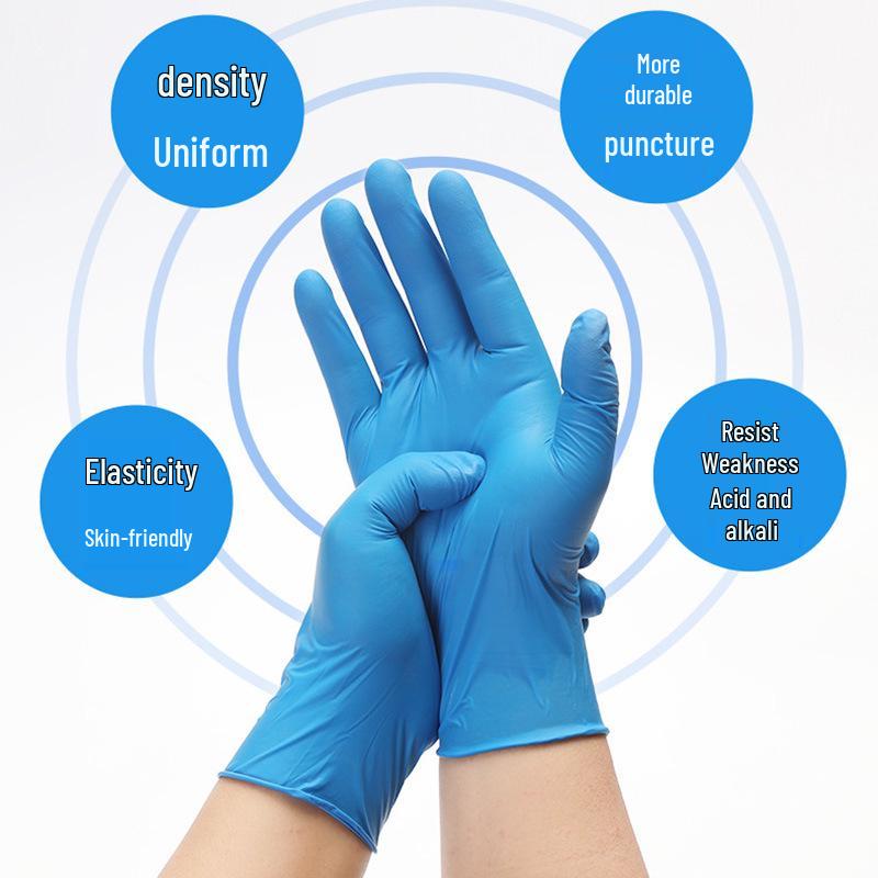 Durable Food Grade Disposable Synthetic Nitrile Gloves for Kitchen and Catering Use