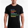Get In Trouble Good Trouble Necessary Troublejohn Lewis Tshirt Summer Casual Cotton Tee Oversized Streetwear Tops