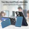 KB-63 Adhesive Phone Card Bag Wallet Kickstand Leather Phone Card Holder