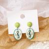 Boucles d'oreilles puces pour fille, style enfantin mignon, bijou d'oreille personnalisé de dessin animé
