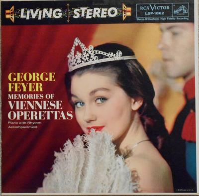 Disque LP GEORGE FEYER - Souvenirs d'opérettes viennoises LSP1862 RCA VICTOR 1958 US Classique Occasion