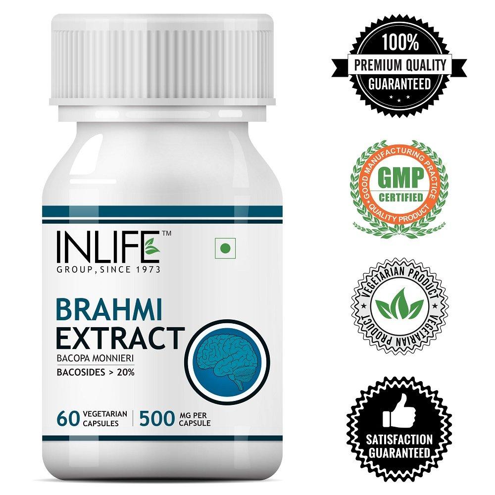 Brahmi-Extrakt (60 Kapseln, 500 mg), Brahmi-Extrakt, INLIFE
