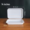 777 White Melamine Commercial Square Serving Trays