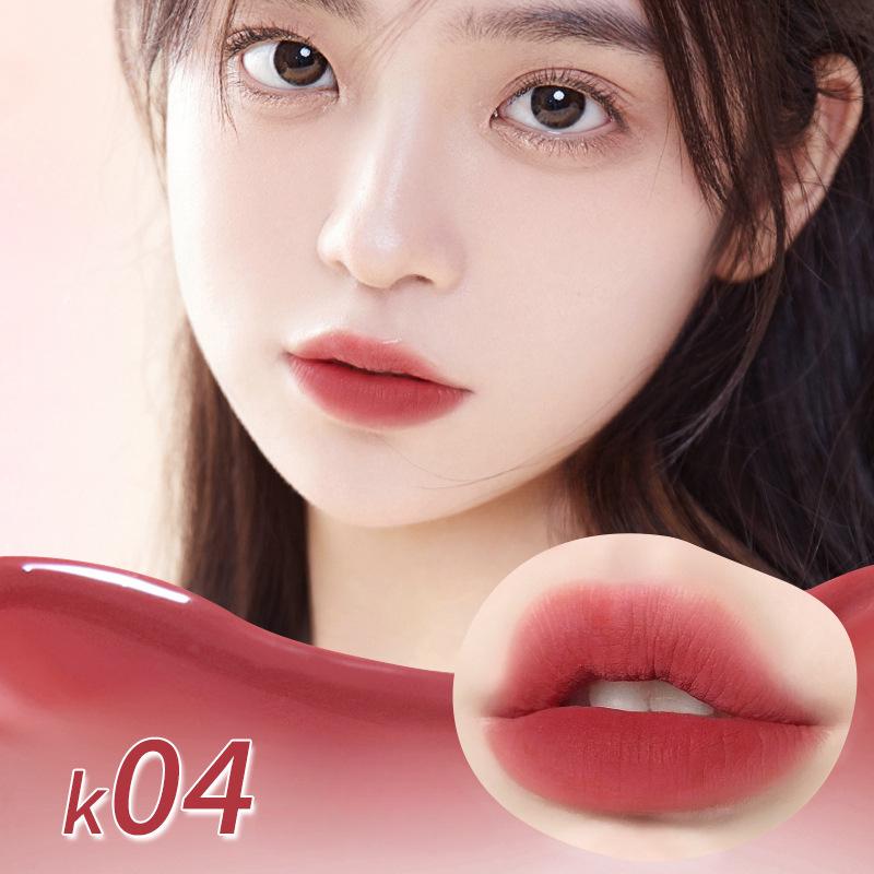 Glazura pentru buze mată înghețată, ruj mat catifelat, fără machiaj, albire, luciu de buze aerisit