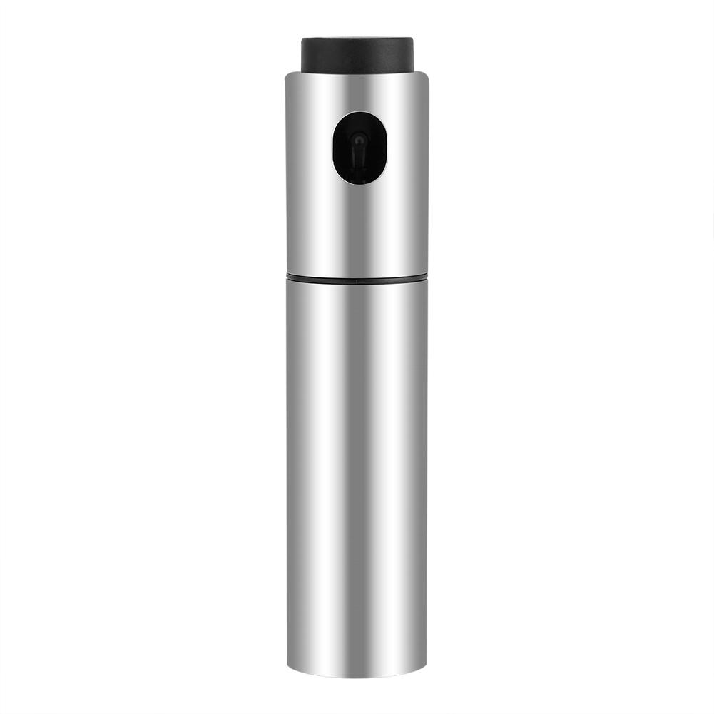 Stainless Steel Olive Oil Spraying Bottle Dispenser Sprayer Can Jar Kitchen Barbecue Tool