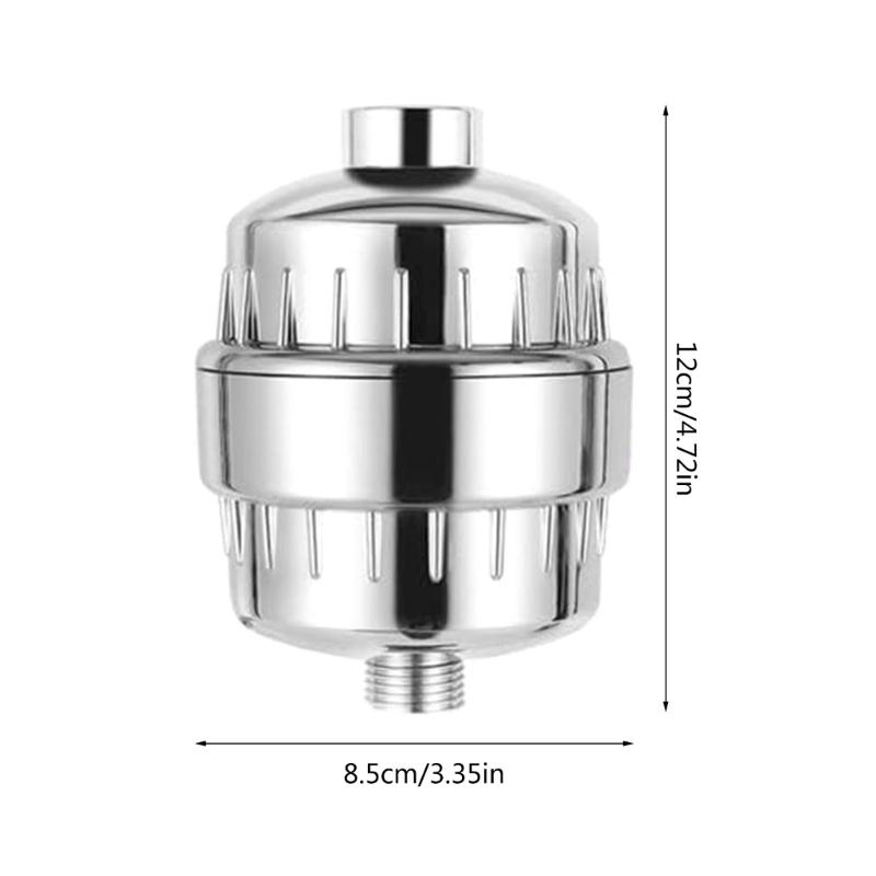 High Output ShowerHead Water Purifier Shower Hard Water Filter for Protect Skin & Moisturize Hair Bathroom Accessories