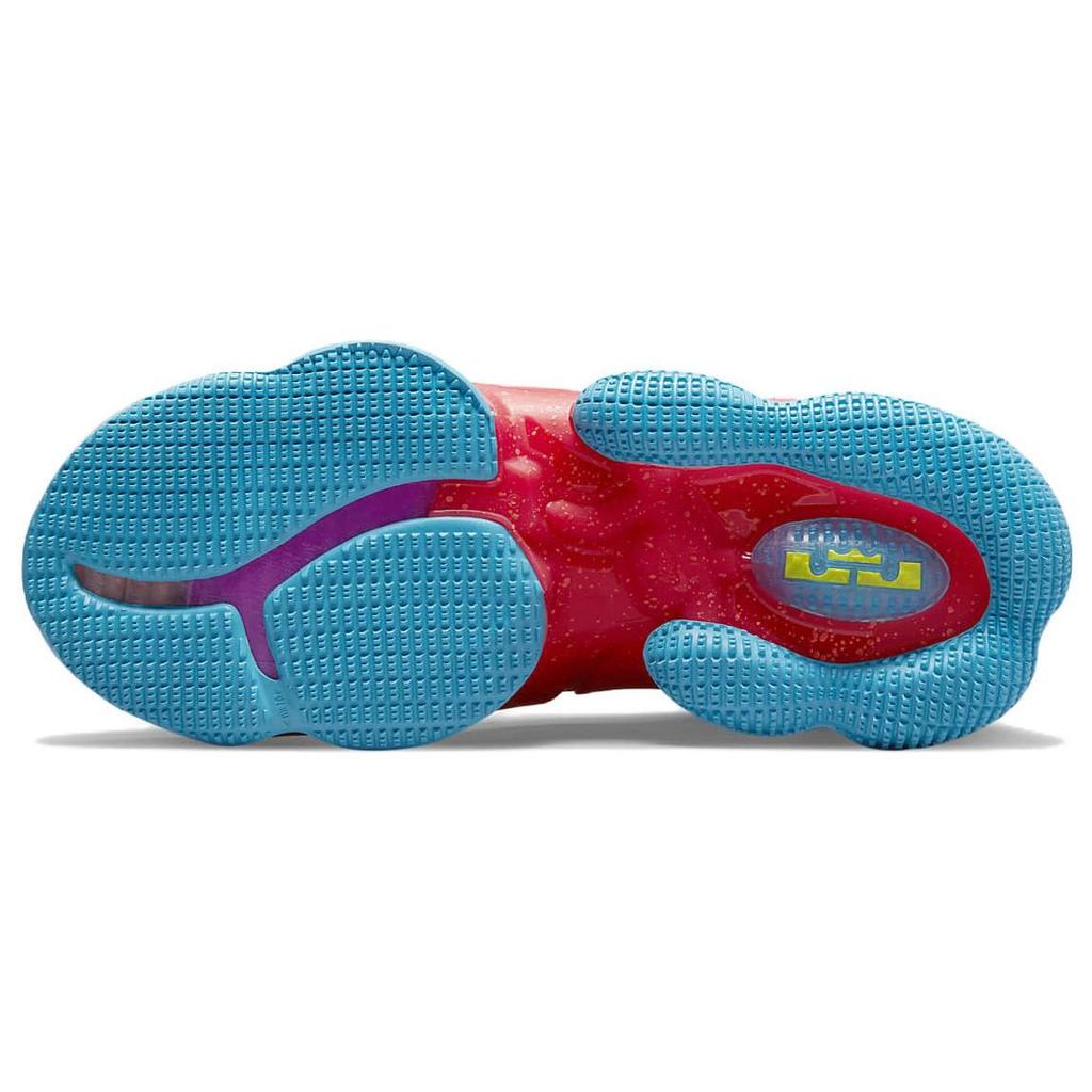 Nike LeBron 19 Kings Crown Unisex Spor Ayakkabı Kırmızı Siren-Kırmızı Lazer-Mavi CZ0203-600