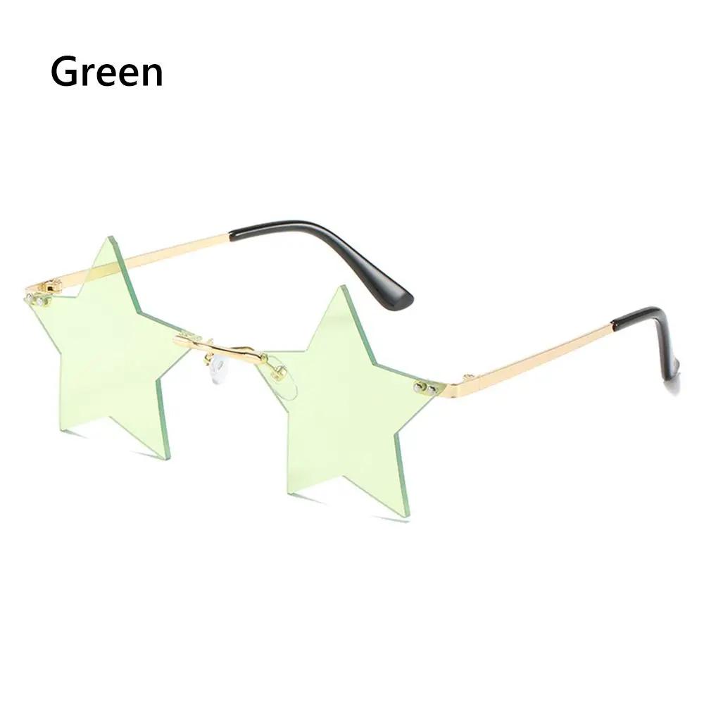 Christmas Decoration Eyeglasses for Women & Men Party Glasses Rimless Sunglasses Sun Glasses Star Shape