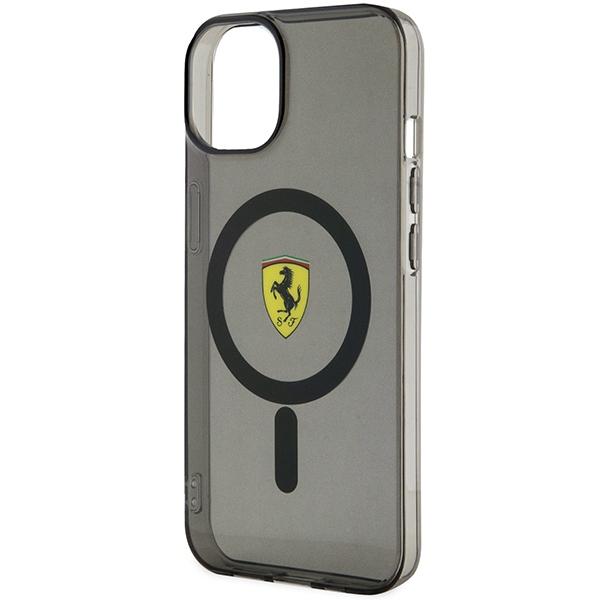 Etui Do iPhone 14 Plus Ferrari Translucent MagSafe Czarny