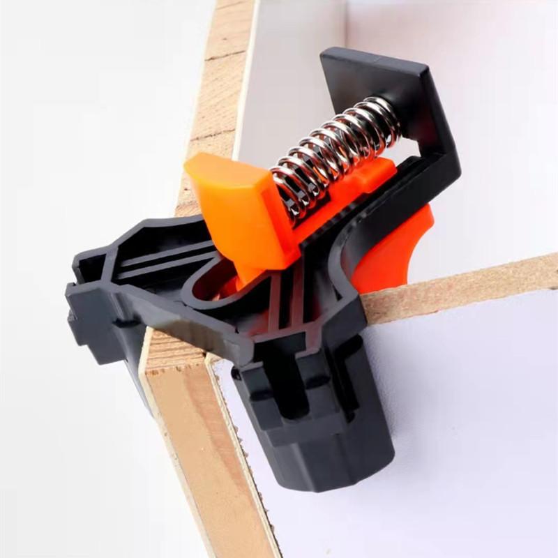 1-4Pcs Woodworking 90 Degree Corner Clamp Angle Clamps for Picture Frame Woodworking Frame Holder Corner Woodworking Hand Tool