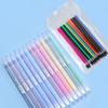 24/12PCS/Box Color Gel Pen Refill Kit Kawaii 05mm Candy Colors Ballpoint Pens Student Office Writing Pens School Stationery