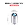 4PCS Metal Car Tire Valve Caps Decor Dust-proof Auto Sports Emblem For BMW E46 E85 E60 F10 E39 F30 E36 F20 E87 E90 E70 X3 X5