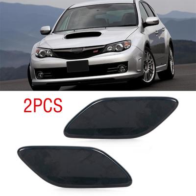 1 paar Front Stoßstange Kopf Licht Lampe Washer Spray Düse Abdeckung Deckel Kappe Für Subaru Impreza WRX STI GH GR GV GE G12 G22 2008-2010