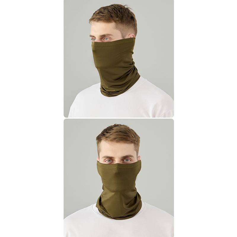 Mountain Bib Face Mask Sunblock Ice Silk Bandana Breathable Sun Protection Outdoor Sports Fishing Magic Scarf Men Women