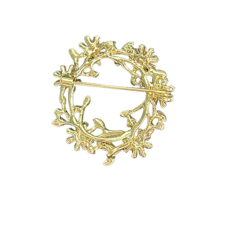 Colorful Garland Brooch, High-end and Luxurious Clothing Accessory, Belt Closure, Premium Brooch Pin