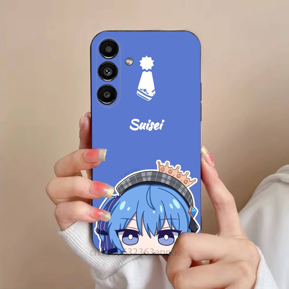 H-Hoshimachi S-Suisei Phone Case For Samsung Galaxy S21 22 23 24 S25 Ultra PlusS20 FE S10 Plus Cover Funda