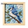 Kein Nähen Quilt Kunst No-Sew Japanisches Stoff-Set, DIY Mosaik-Sets für Erwachsene Anfänger, Gestepptes Wand-Handarbeitsprojekt Handwerk mit Rahmen & Werkzeugen, Sets, Geschenke