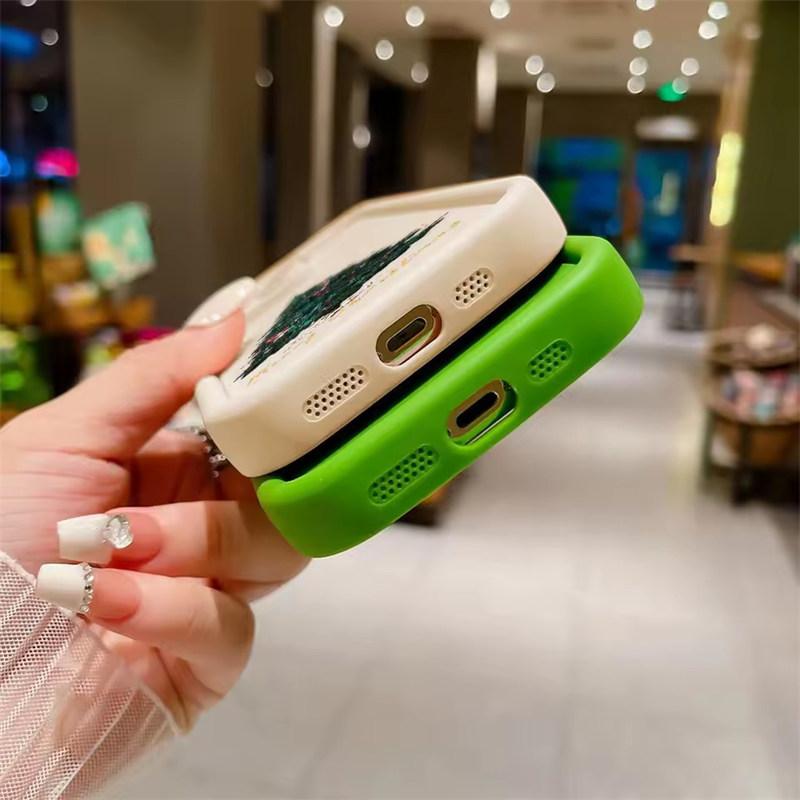Christmas Tree Soft Case For iPhone 17 Funda iPhone 13 12 14 15 16 Pro Max 11 XR XS X 7 8 Plus SE 2020 Shockproof Silicone Cover
