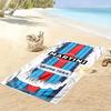 Martini Racing Print Strandtuch, Großes Weiches Schnelltrocknendes Handtuch für Strand Camping Schwimmen