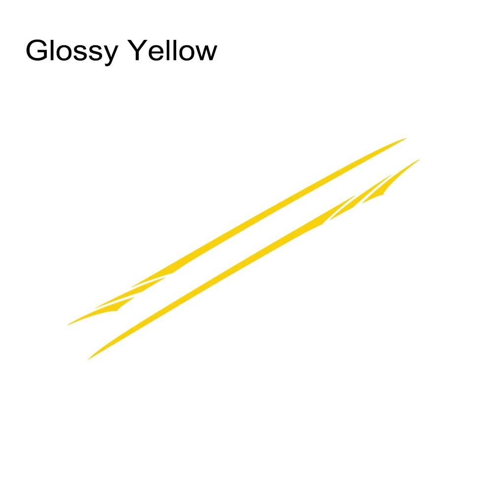 Für Opel Corsa C E F D 2 Stück Auto Seiten Tür Aufkleber Vinyl DIY Modifiziert Sport Racing Streifen Muster Aufkleber Fahrzeug Dekoration