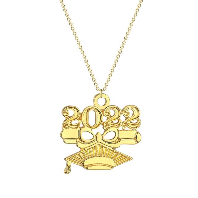 Inspirational Graduation Hat Pendant Necklace For Women Men Silver Color Chain College School Friendship Jewelry Gifts