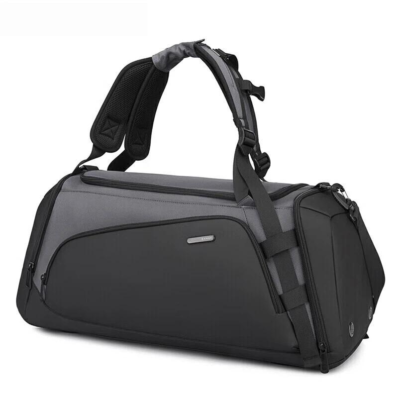 

Bange Gym Bag for Men, Dry And Wet Separation, Sport Handbag with Large Capacity, Separate Shoe Compartment, Travel Bag, Dark Gray сірий колір