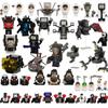 Toilet Anime Cartoon Bricks Dolls Cameraman Speakerman TV Man Mini Action Toy Figures Building Blocks  Toys for Boys