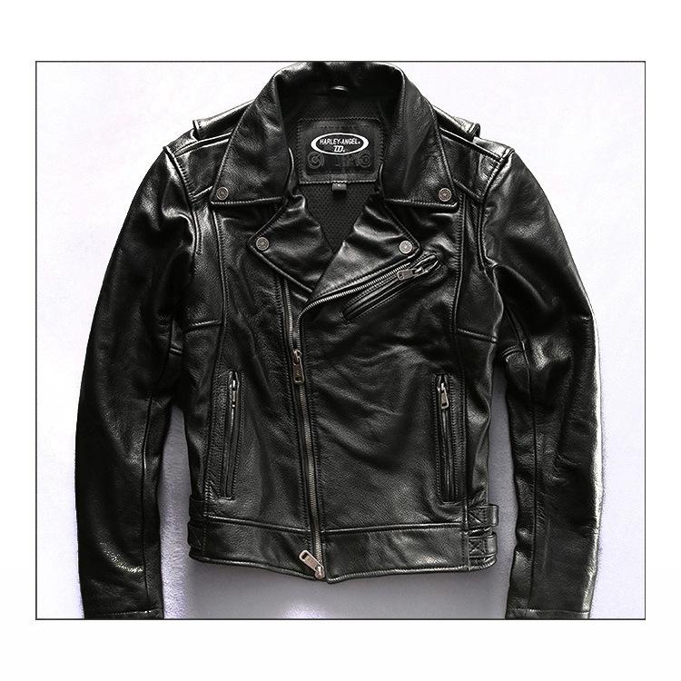HARLEYANGEL genuine leather jacket for men's Harley direct supply HA-lucky pig first layer cowhide jacket