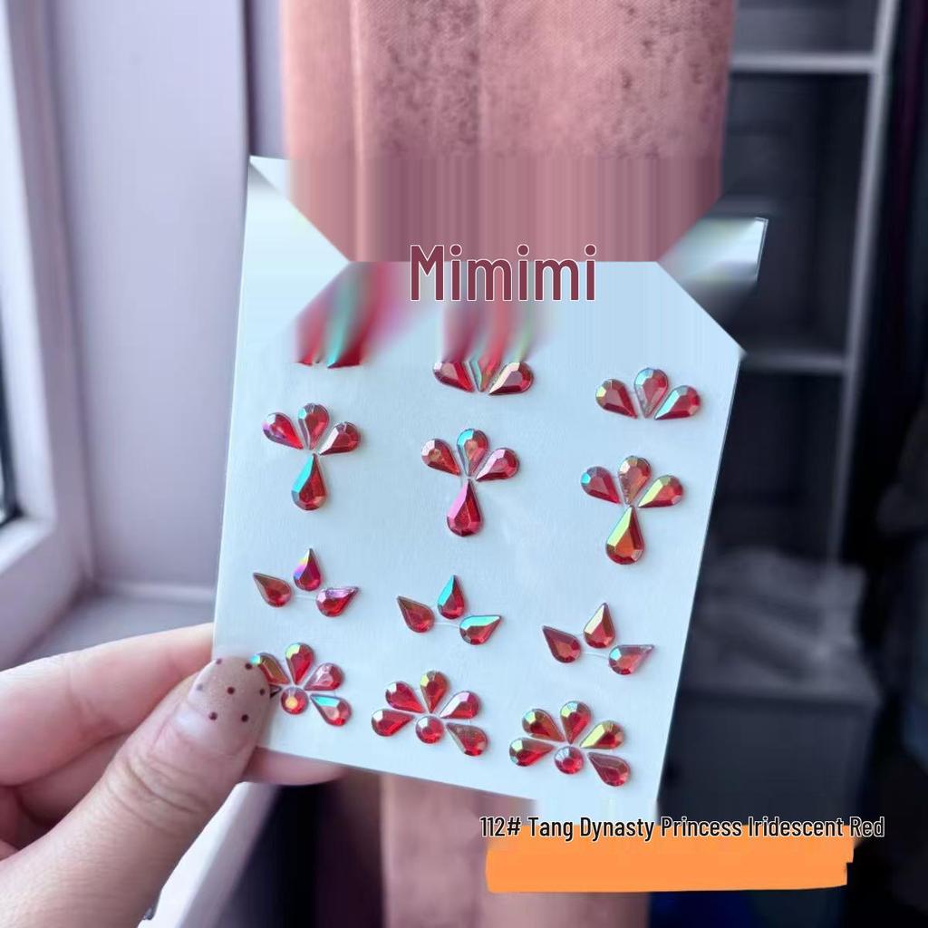 Kids' Vintage Rhinestone Face and Forehead Stickers