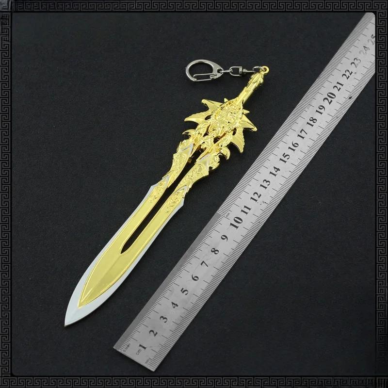 Mini God of War 4 Katana Metal Kratos Athena Sword Blade Olympus Ghost Leviathan Chaos AXE Real Japanese Katana Sabre Anime Toy