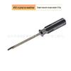 6mm Crystal Color Phillips Flathead Magnetic Screwdriver with Two-Color Strip