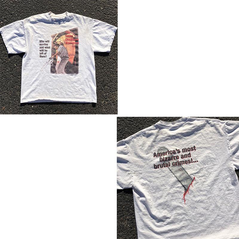 

Chic Oldschool Pullover Dangle Gender-free Short-sleeved T-shirts Popular New Beauty Trend Men and Women with The Same 4XL