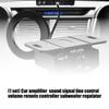 Amplifier and Subwoofer Volumes Volumes Control with Dedicated Adjustment Knob, Clear Modular Cable End Plugs, and Two-Slot Mounting Flange
