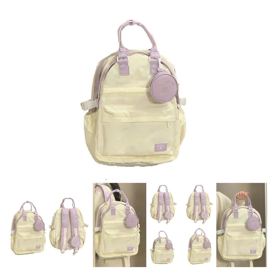 2023 New Arrival Large Capacity Canvas Backpack For Students With Multiple Compartments And Shoulder Straps