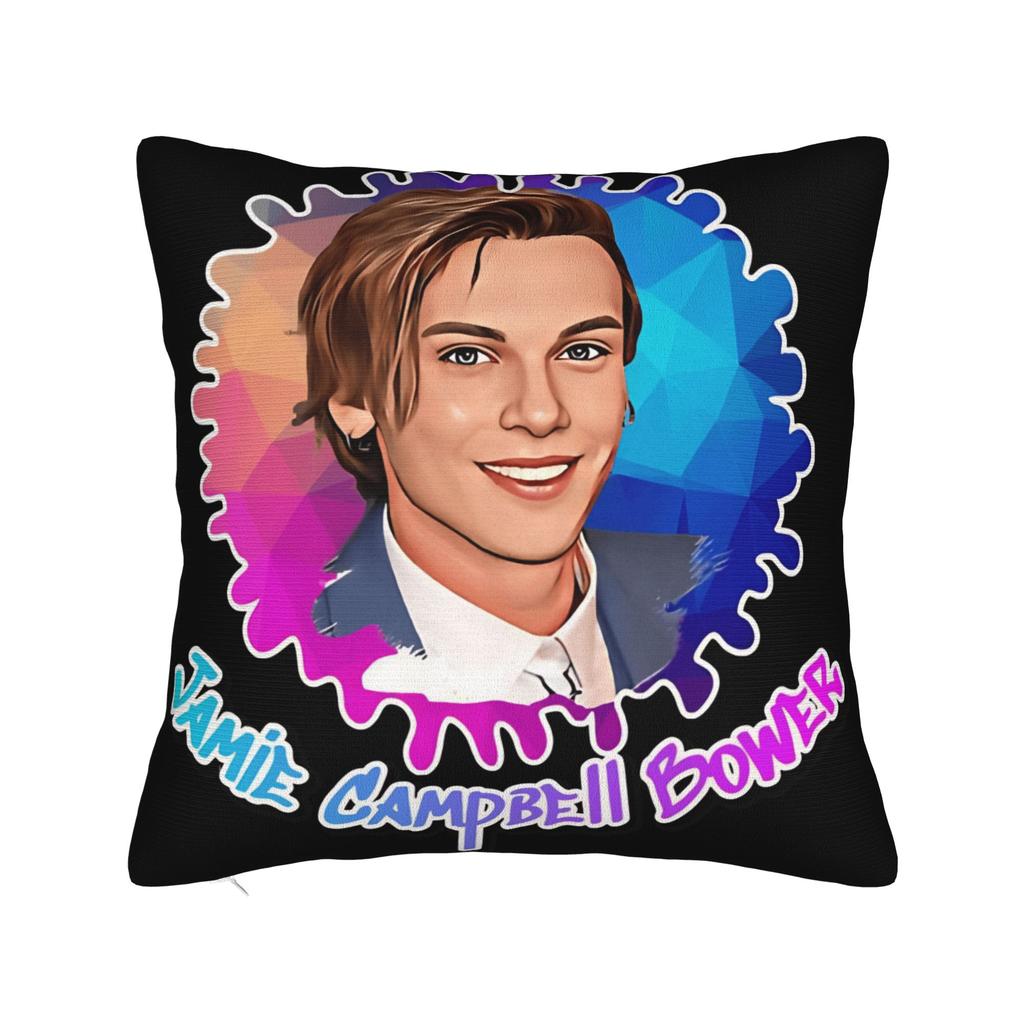 Pillow Cover Jamie Campbell Bower Abstract Collage Cute Funny Pillow Case For Sofa Home Decor Pillowcases