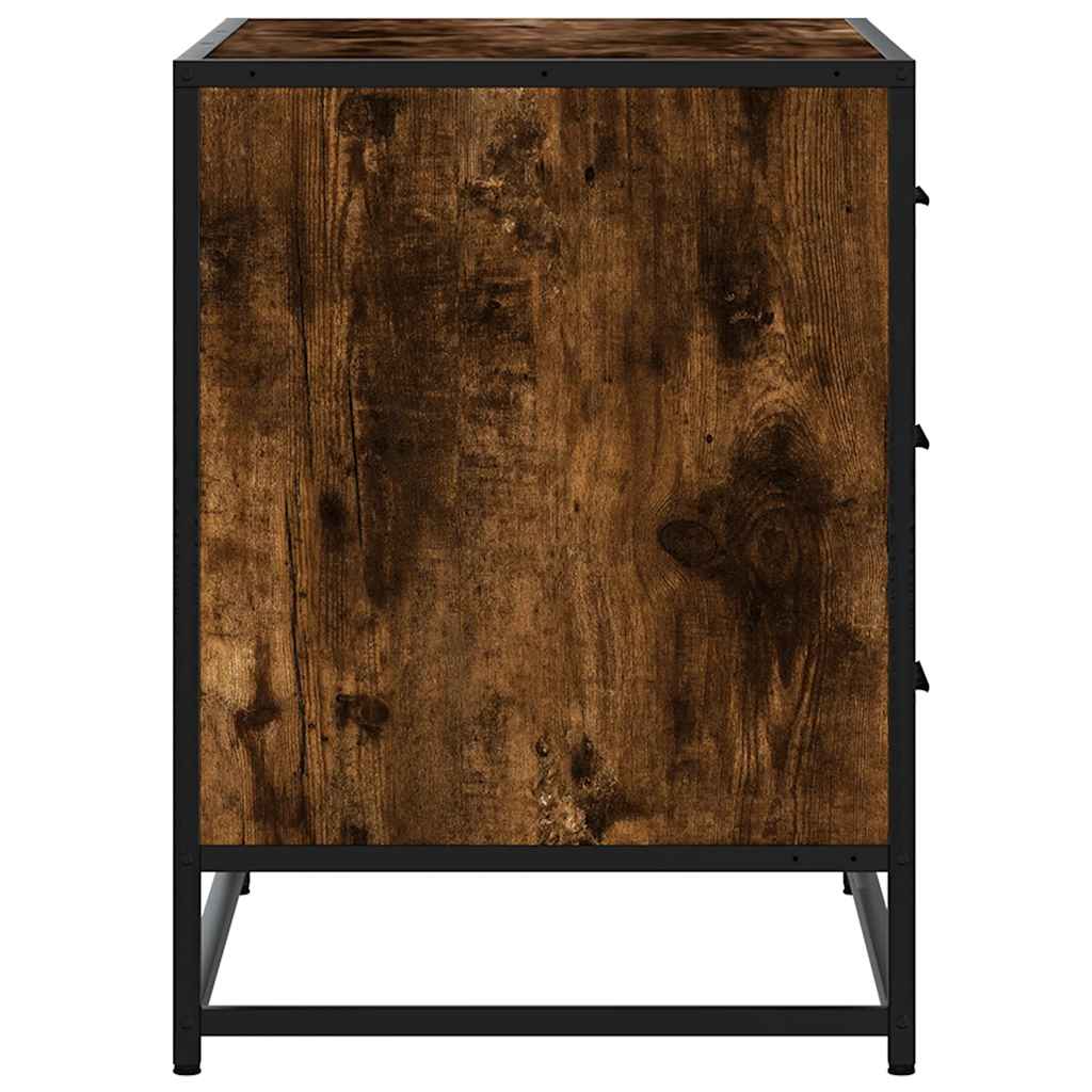 Vidaxl Chest of Drawers, Smoked Oak, 70X41X56 Cm, Wood-Based Material