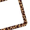 Leopard Kennzeichenhalter Lustiger Tier-Dekorationshalter Auto-Kennzeichenzubehör Für Familie Freunde Frau Ehemann Thanksgiving
