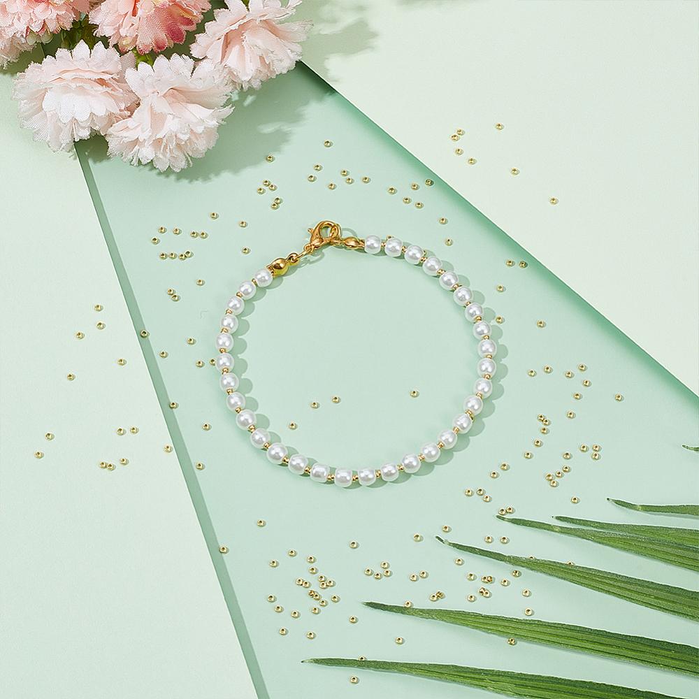 400Pcs 304 Stainless Steel Spacer Beads, Rondelle, Real 24K Gold Plated, 1.5x0.8mm, Hole: 0.8mm