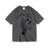 Metallica Heavy Band Print T-shirt Men Oversized Streetwear Short Sleeve Heavy Cotton High Quality Loose Shirt Cotton Female Male Clothing