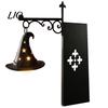 Small Decorative Night Light Halloween Library Lantern, Gothic Bookshelf Lamp, Vintage LED Dark Academia Room Decor Book Nook for Bookworms,