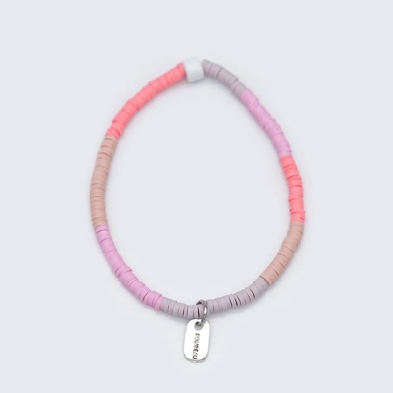 BONBEAU Milky Polymer Clay Color Mix Bracelet