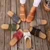 Women Slippers Summer Slip On Casual Shoes Open Toe Wedges Comfortable Slippers Outdoor Breathable Beach Sandals Slides Women