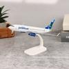 20Cm Stop Metalowy Usa Air Jet Niebieski Jetblue Airlines Boeing 737 B737 Samolot Samolot Z Podwoziem Linie Lotnicze Odlewany Model Samolotu