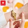 OLEVS Luxury Fashion Women's Watches Rose Tungsten Steel Elegant Brand Quartz Watch for Lady Beautiful Trend Original Wristwatch