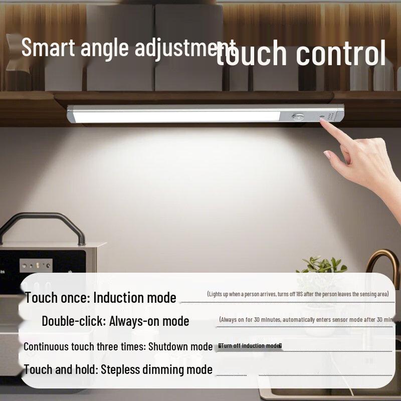 NuFeng 32CM Magnetic Motion Sensor LED Light Strip (2-Pack)