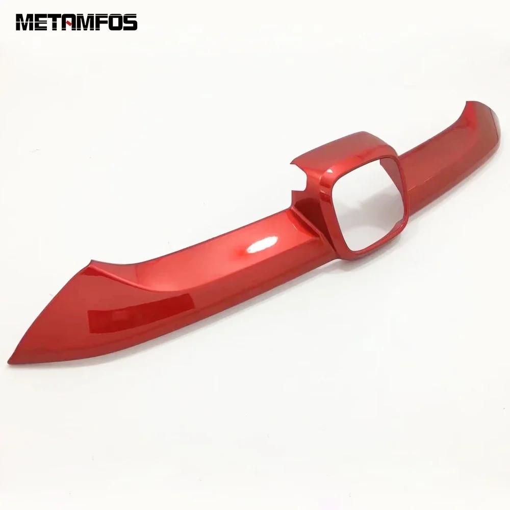 For Honda CR-V CRV 2017-   Carbon Fiber Front Bumper Center Grille Racing Grill Molding Trim Accessories Car Styling