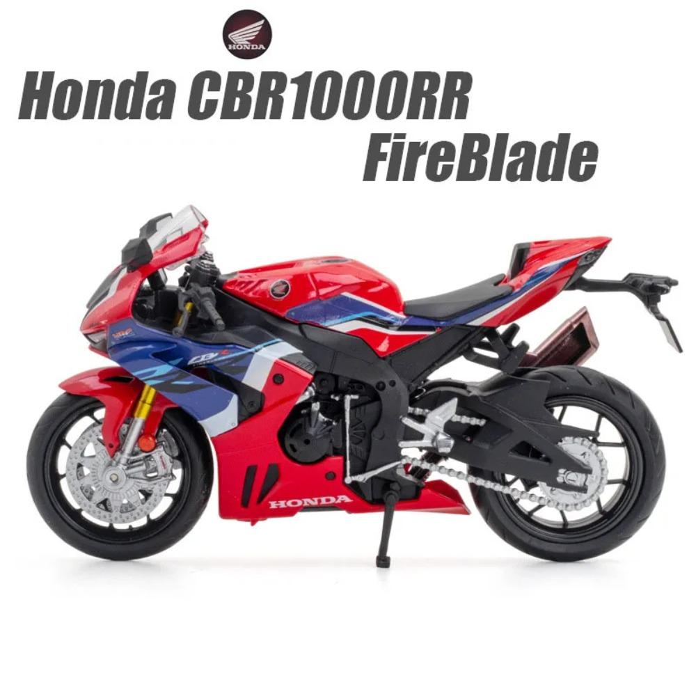 Scale 1:12 BMW S1000RR Honda CBR1000RR Alloy Diecast Motorcycle Car Miniature Model Toys Wheel Steering Vehices for Boys Gifts