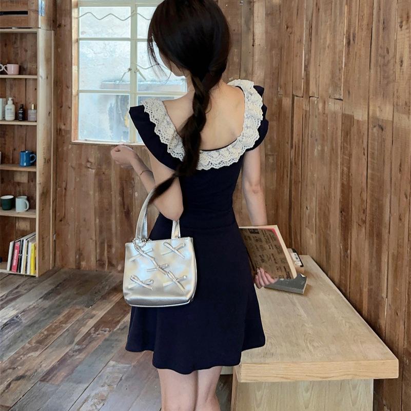 Summer beautiful small skirt sexy pure desire dress women's small Korean unique beautiful waist and hip skirt