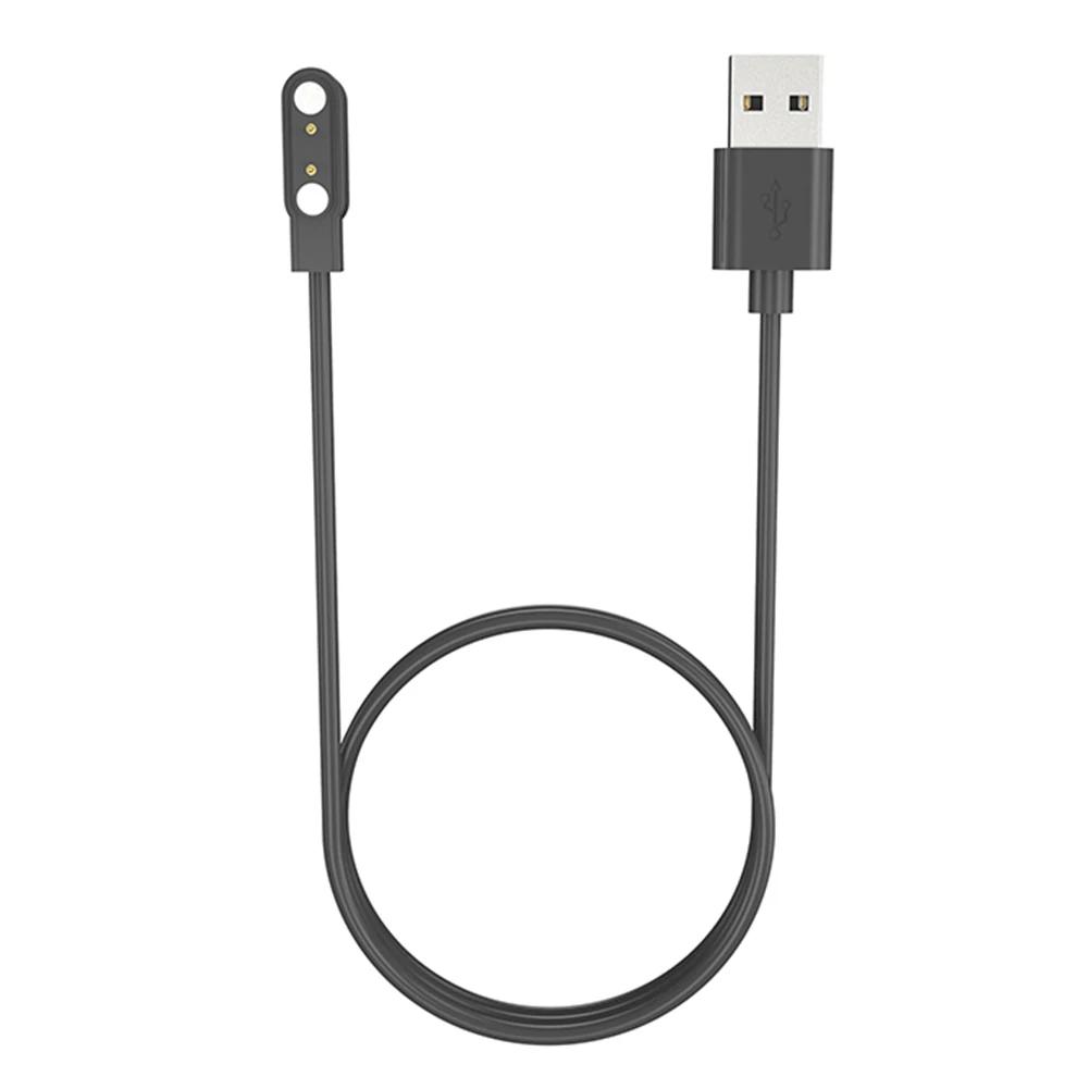 

Магнитный USB-кабель для зарядки для смарт-часов Kieslect Kr Pro Kr Lora 2 и Lora Удобный зарядный аксессуар чёрный
